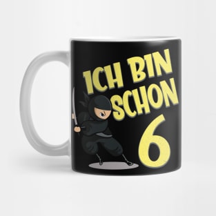 Ninja 6. Kinder Geburtstag 6 Jahre Mug